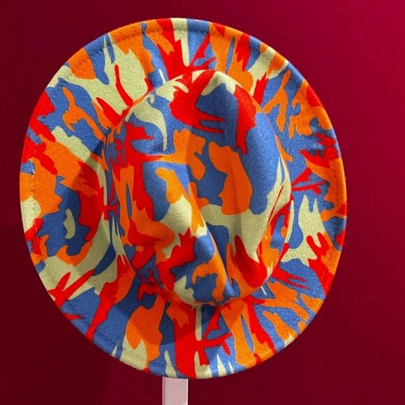 Vibrant Multicolor Women’s Fedora Hat - Picture 8 of 8